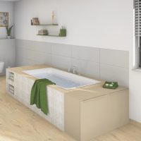 Bad-Style 10_Badewanne grünes Handtuch